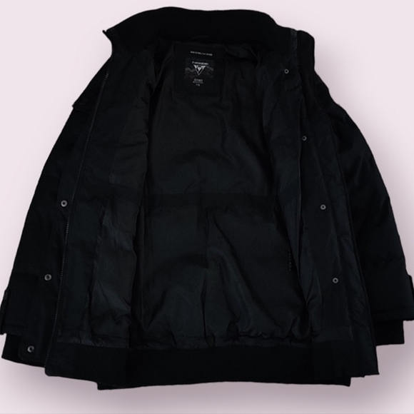 Noize Vegan Black Coat w/Detachable Hood - Picture 7 of 16